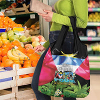 Antigua and Barbuda Independence Day Grocery Bag 44th Anniversary One Flag One People One Spirit - Wonder Print Shop