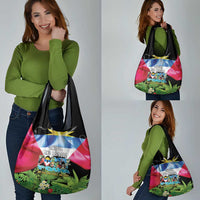 Antigua and Barbuda Independence Day Grocery Bag 44th Anniversary One Flag One People One Spirit - Wonder Print Shop