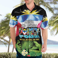 Antigua and Barbuda Independence Day Hawaiian Shirt 44th Anniversary One Flag One People One Spirit - Wonder Print Shop