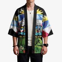 Antigua and Barbuda Independence Day Kimono 44th Anniversary One Flag One People One Spirit - Wonder Print Shop