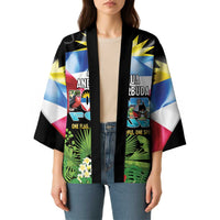 Antigua and Barbuda Independence Day Kimono 44th Anniversary One Flag One People One Spirit - Wonder Print Shop