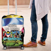 Antigua and Barbuda Independence Day Luggage Cover 44th Anniversary One Flag One People One Spirit - Wonder Print Shop