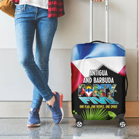 Antigua and Barbuda Independence Day Luggage Cover 44th Anniversary One Flag One People One Spirit - Wonder Print Shop