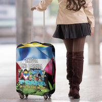Antigua and Barbuda Independence Day Luggage Cover 44th Anniversary One Flag One People One Spirit - Wonder Print Shop