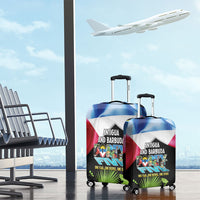 Antigua and Barbuda Independence Day Luggage Cover 44th Anniversary One Flag One People One Spirit - Wonder Print Shop