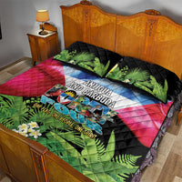Antigua and Barbuda Independence Day Quilt Bed Set 44th Anniversary One Flag One People One Spirit - Wonder Print Shop