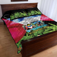 Antigua and Barbuda Independence Day Quilt Bed Set 44th Anniversary One Flag One People One Spirit - Wonder Print Shop