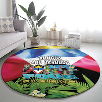 Antigua and Barbuda Independence Day Round Carpet 44th Anniversary One Flag One People One Spirit - Wonder Print Shop