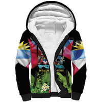 Antigua and Barbuda Independence Day Sherpa Hoodie 44th Anniversary One Flag One People One Spirit - Wonder Print Shop