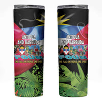 Antigua and Barbuda Independence Day Skinny Tumbler 44th Anniversary One Flag One People One Spirit - Wonder Print Shop