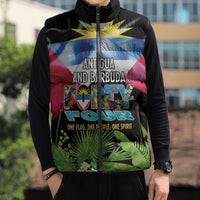 Antigua and Barbuda Independence Day Sleeveless Puffer Jacket 44th Anniversary One Flag One People One Spirit - Wonder Print Shop