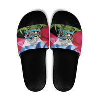 Antigua and Barbuda Independence Day Slide Sandals 44th Anniversary One Flag One People One Spirit - Wonder Print Shop