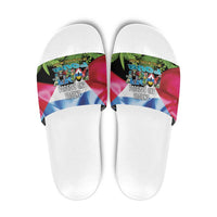 Antigua and Barbuda Independence Day Slide Sandals 44th Anniversary One Flag One People One Spirit - Wonder Print Shop
