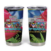 Antigua and Barbuda Independence Day Tumbler Cup 44th Anniversary One Flag One People One Spirit - Wonder Print Shop