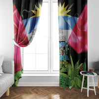 Antigua and Barbuda Independence Day Window Curtain 44th Anniversary One Flag One People One Spirit - Wonder Print Shop