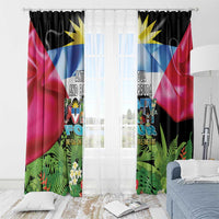 Antigua and Barbuda Independence Day Window Curtain 44th Anniversary One Flag One People One Spirit - Wonder Print Shop