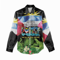 Antigua and Barbuda Independence Day Women Casual Shirt 44th Anniversary One Flag One People One Spirit - Wonder Print Shop