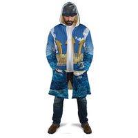 Barbados Independence Day Cloak Gold Trident and Flying Fish - Wonder Print Shop