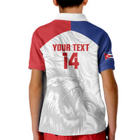 Cuba Football 2026 Custom Kid Polo Shirt Vamos Los Leones del Caribe