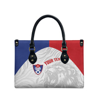 Cuba Football 2026 Custom Leather Bag Vamos Los Leones del Caribe