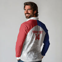 Cuba Football 2026 Custom Long Sleeve Polo Shirt Vamos Los Leones del Caribe