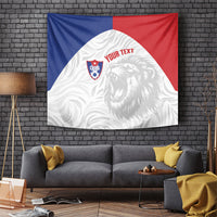 Cuba Football 2026 Custom Tapestry Vamos Los Leones del Caribe
