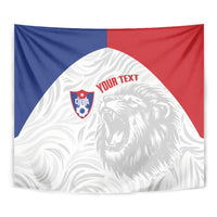 Cuba Football 2026 Custom Tapestry Vamos Los Leones del Caribe