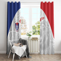 Cuba Football 2026 Custom Window Curtain Vamos Los Leones del Caribe