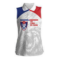 Cuba Football 2026 Custom Women Sleeveless Polo Shirt Vamos Los Leones del Caribe