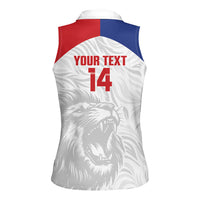 Cuba Football 2026 Custom Women Sleeveless Polo Shirt Vamos Los Leones del Caribe