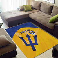 Barbados Football 2026 Custom Area Rug Go Bajan Tridents