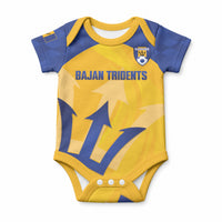 Barbados Football 2026 Custom Baby Onesie Go Bajan Tridents