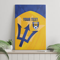 Barbados Football 2026 Custom Canvas Wall Art Go Bajan Tridents