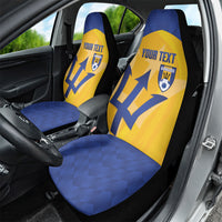 Barbados Football 2026 Custom Car Seat Cover Go Bajan Tridents