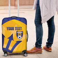 Barbados Football 2026 Custom Luggage Cover Go Bajan Tridents