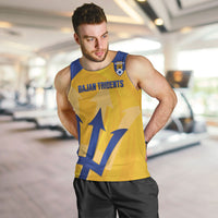 Barbados Football 2026 Custom Men Tank Top Go Bajan Tridents