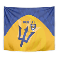 Barbados Football 2026 Custom Tapestry Go Bajan Tridents