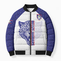 Belize Football 2026 Custom Bomber Puffer Jacket Go Jaguars