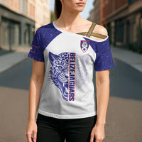 Belize Football 2026 Custom Cross Shoulder Shirt Go Jaguars