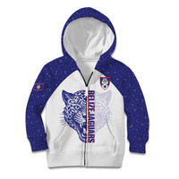 Belize Football 2026 Custom Kid Hoodie Go Jaguars