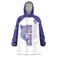 Belize Football 2026 Custom Wearable Blanket Hoodie Go Jaguars