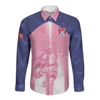 Bermuda Football 2026 Custom Long Sleeve Button Shirt Go Gombey Warriors