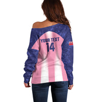 Bermuda Football 2026 Custom Off Shoulder Sweater Go Gombey Warriors