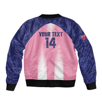 Bermuda Football 2026 Custom Sleeve Zip Bomber Jacket Go Gombey Warriors