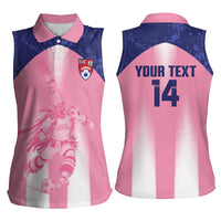 Bermuda Football 2026 Custom Women Sleeveless Polo Shirt Go Gombey Warriors