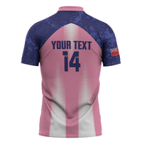 Bermuda Football 2026 Custom Zipper Polo Shirt Go Gombey Warriors
