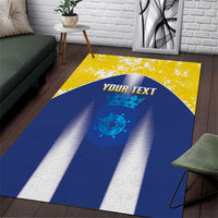 Bonaire Football 2026 Custom Area Rug Coat Of Arms Sporty Style