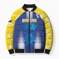 Bonaire Football 2026 Custom Bomber Puffer Jacket Coat Of Arms Sporty Style