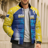 Bonaire Football 2026 Custom Bomber Puffer Jacket Coat Of Arms Sporty Style