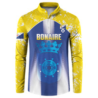 Bonaire Football 2026 Custom Button Sweatshirt Coat Of Arms Sporty Style